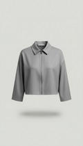 Streamlined Cotton Shirt With Hidden Seams