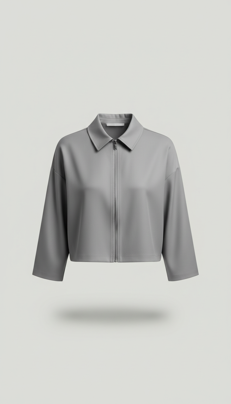 Streamlined Cotton Shirt With Hidden Seams