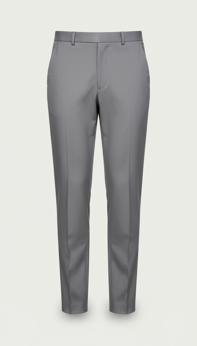 Linen Trouser With Tapered Leg
