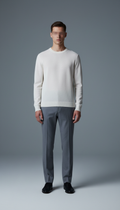 Linen Blend Tapered Trouser